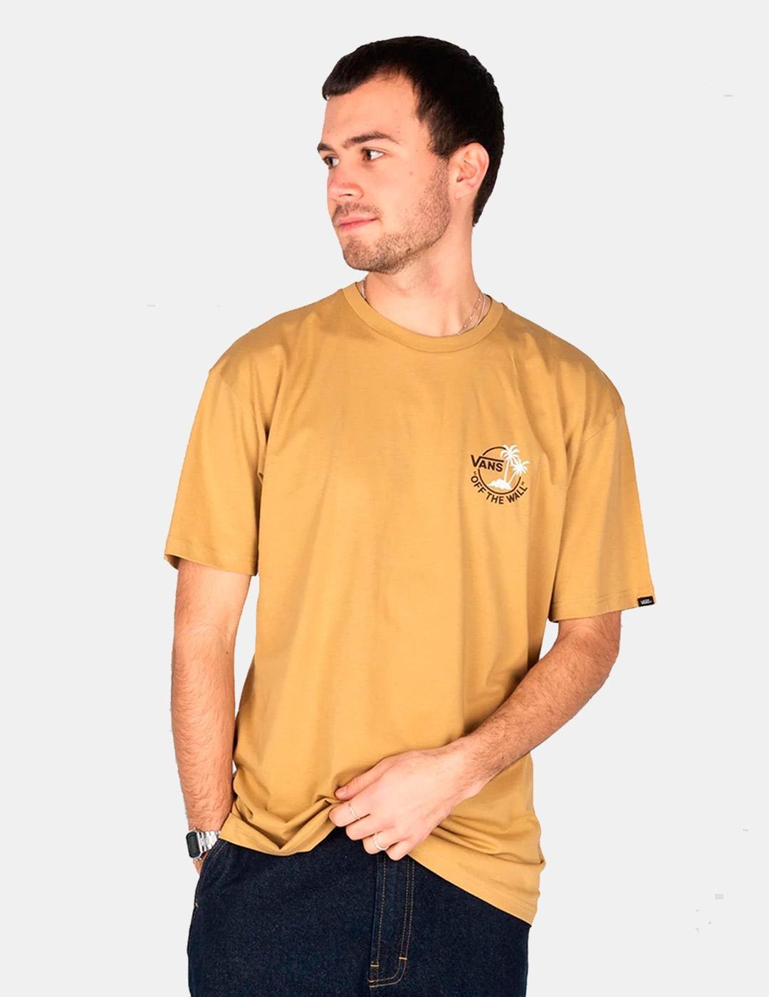 T-shirt pour homme Vans marron. 3/5