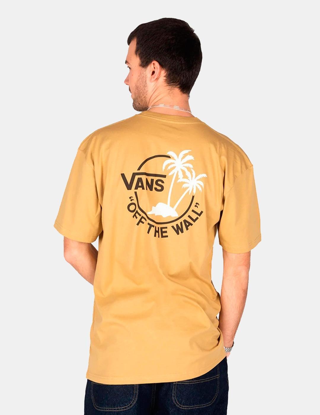 T-shirt pour homme Vans marron. 4/5