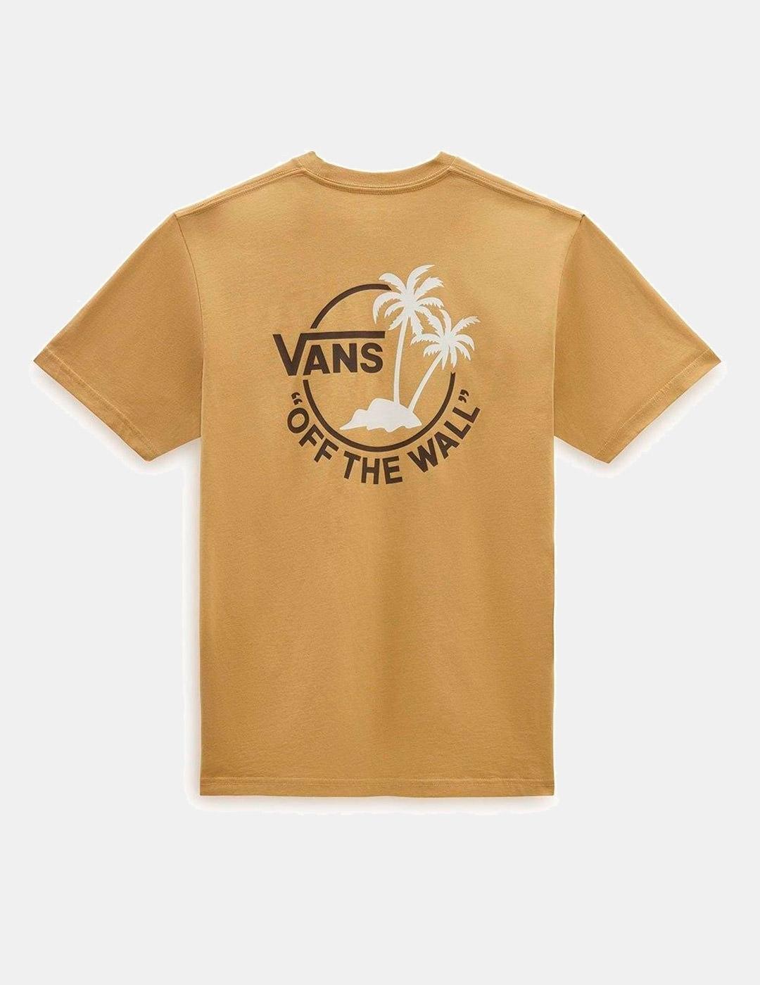 T-shirt pour homme Vans marron. 2/5