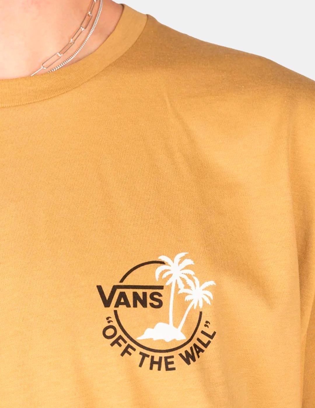 T-shirt pour homme Vans marron. 5/5