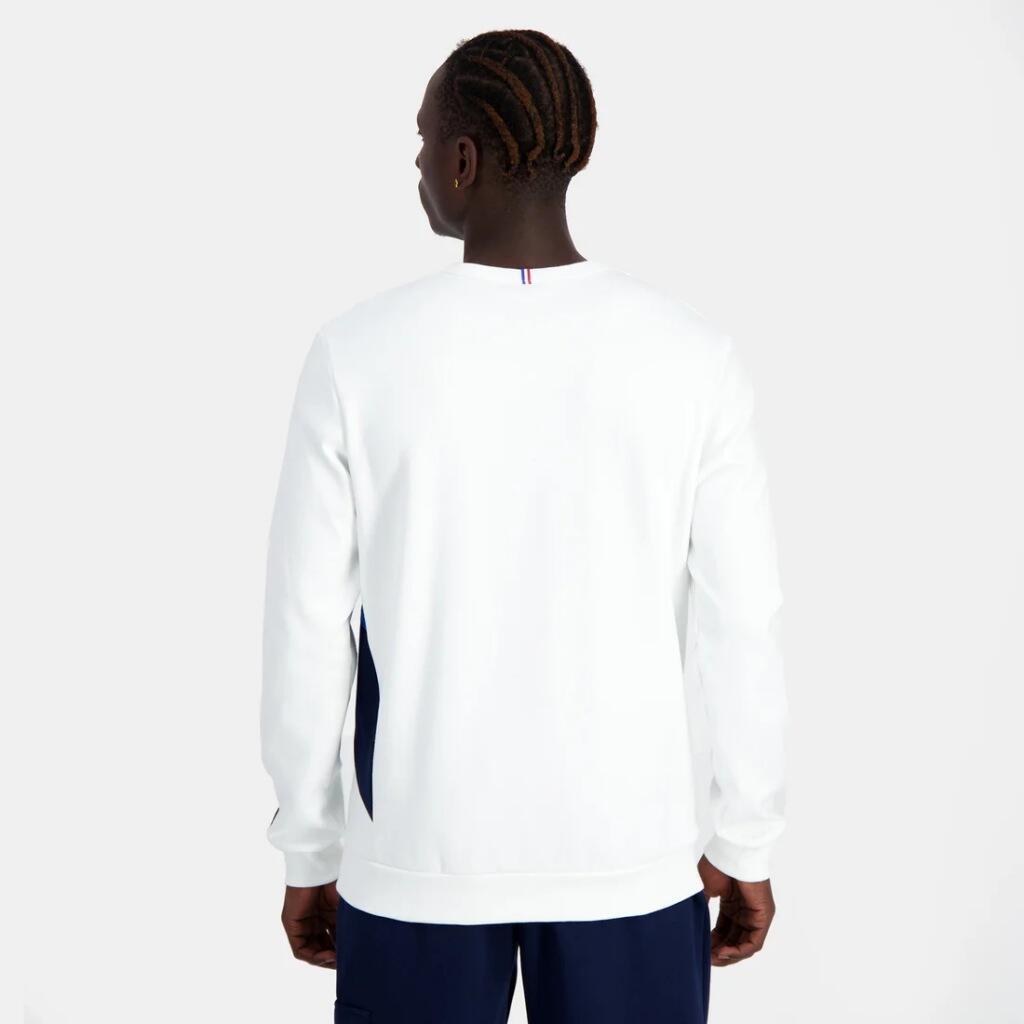 Felpa Le Coq Sportif Modello Saison Colore Bianco 3/5