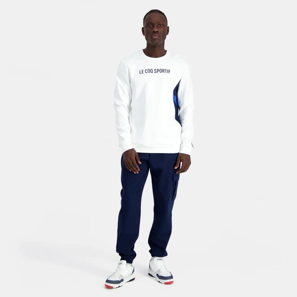 Felpa Le Coq Sportif Modello Saison Colore Bianco 5/5