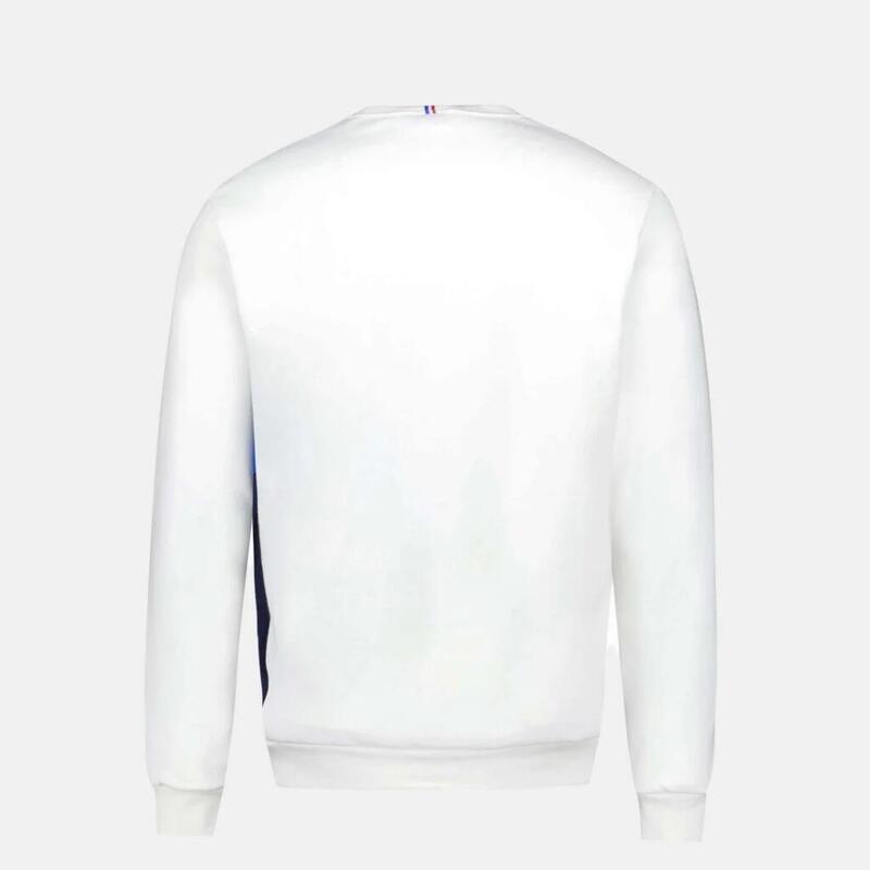 Moletom Le Coq Sportif Modelo Saison Cor Branco