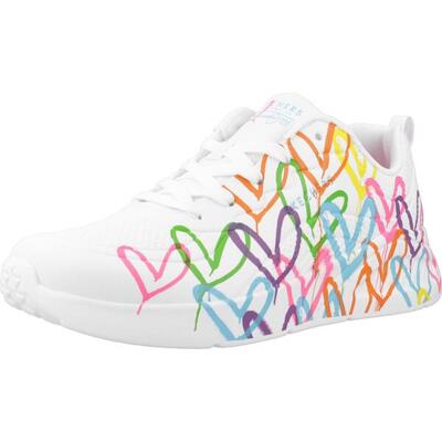 Zapatillas Mujer Skechers Uno Lite Blanco