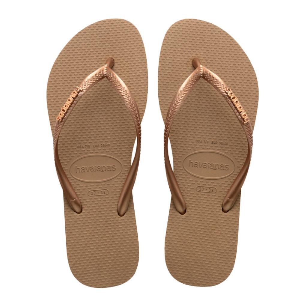 Claquettes Havaianas Modèle 4119875 Couleur Marron 2/5