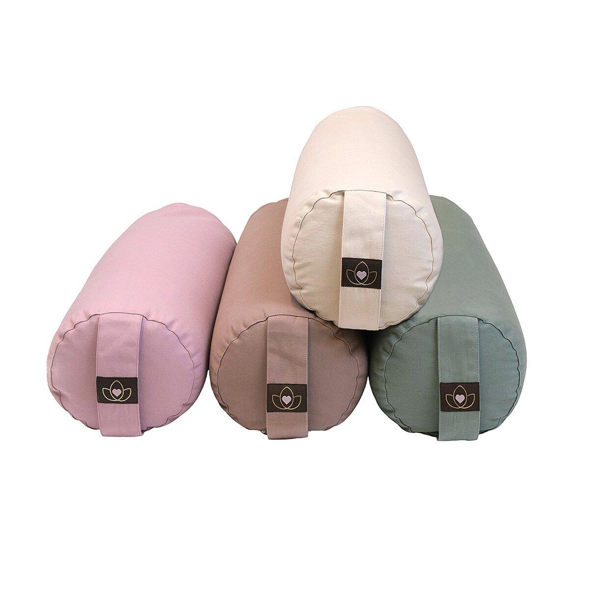 Lotus Bolster eco taupe rond 4/5