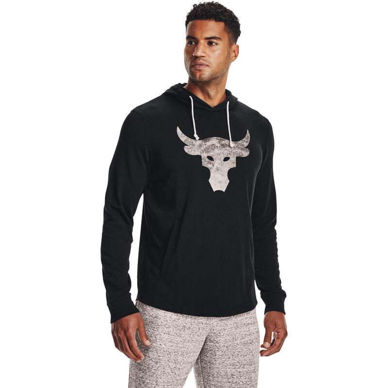 Capuche Under Armour UA Project Rock Terry, Noir, Hommes