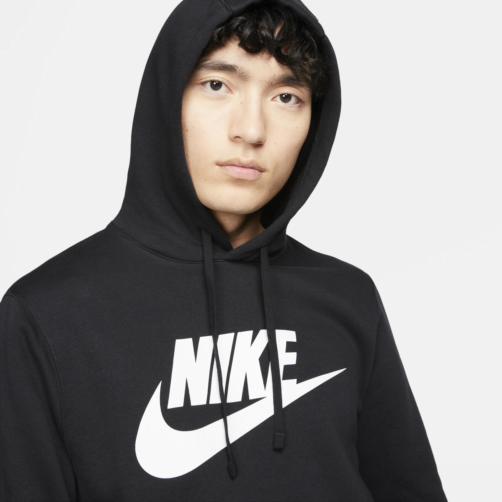 Capuche Nike Sportswear Club Fleece, Noir, Hommes 5/5