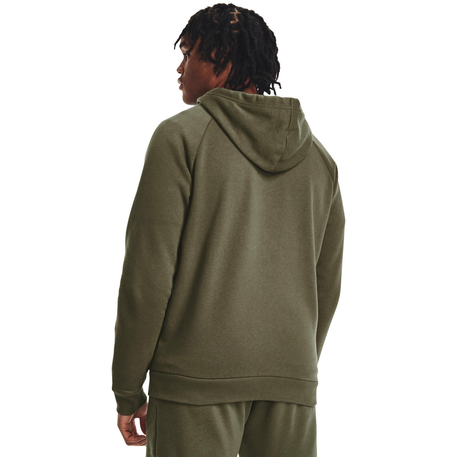 Capot Under Armour UA Rival Fleece FZ, Vert, Hommes 2/6