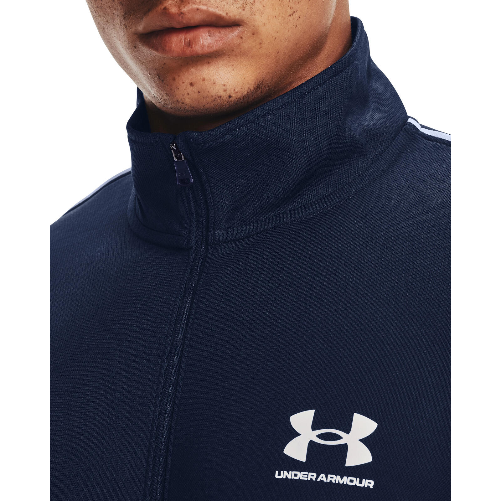 Jacke Under Armour Pique, Blau, Herren 4/5