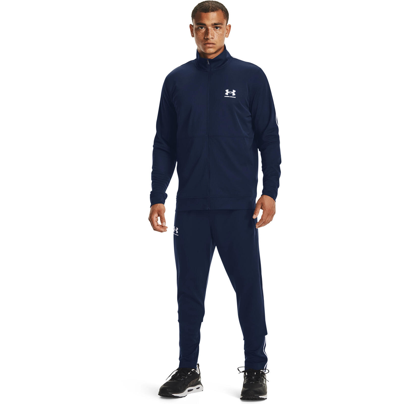 Jacke Under Armour Pique, Blau, Herren 3/5
