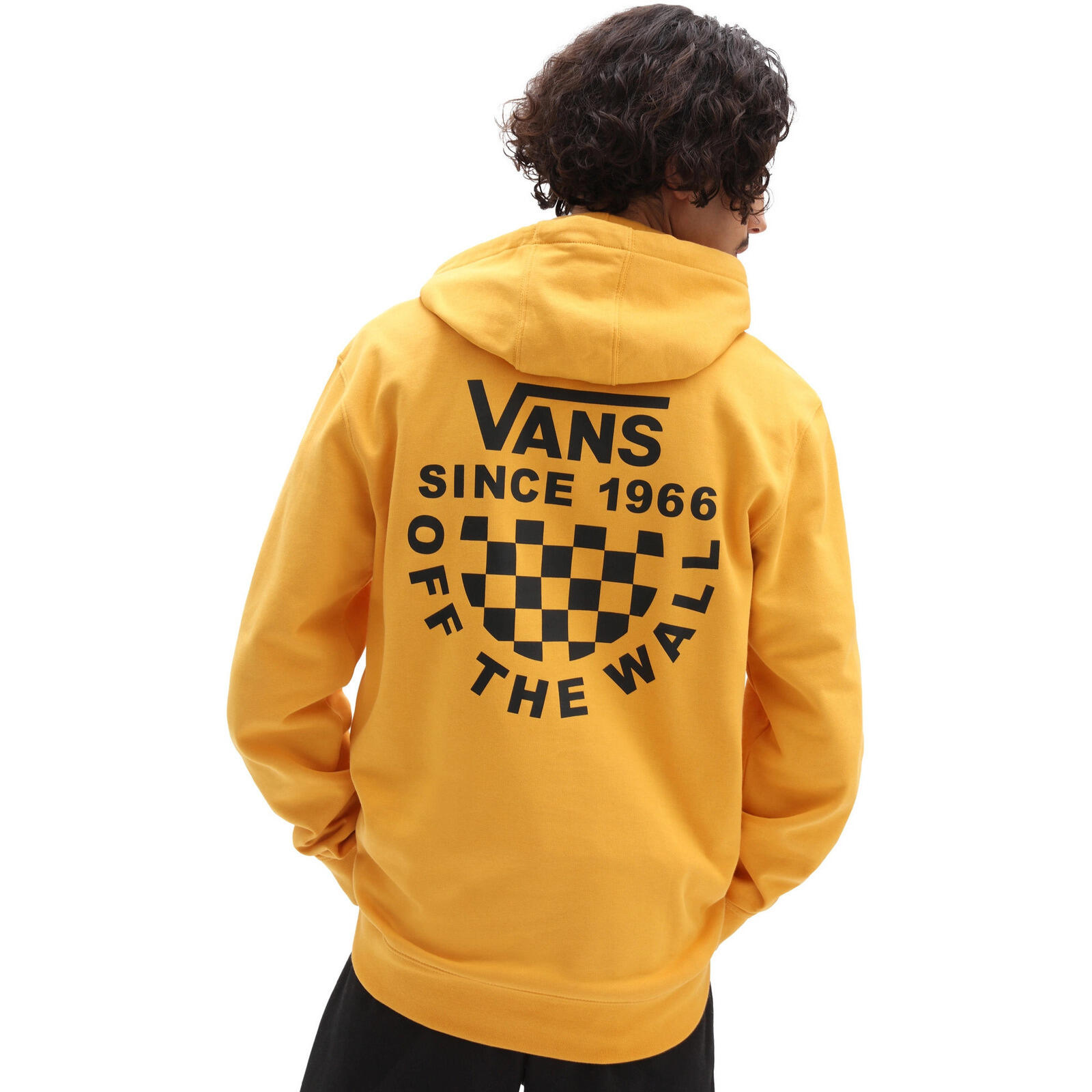 Yellow vans hoodie discount