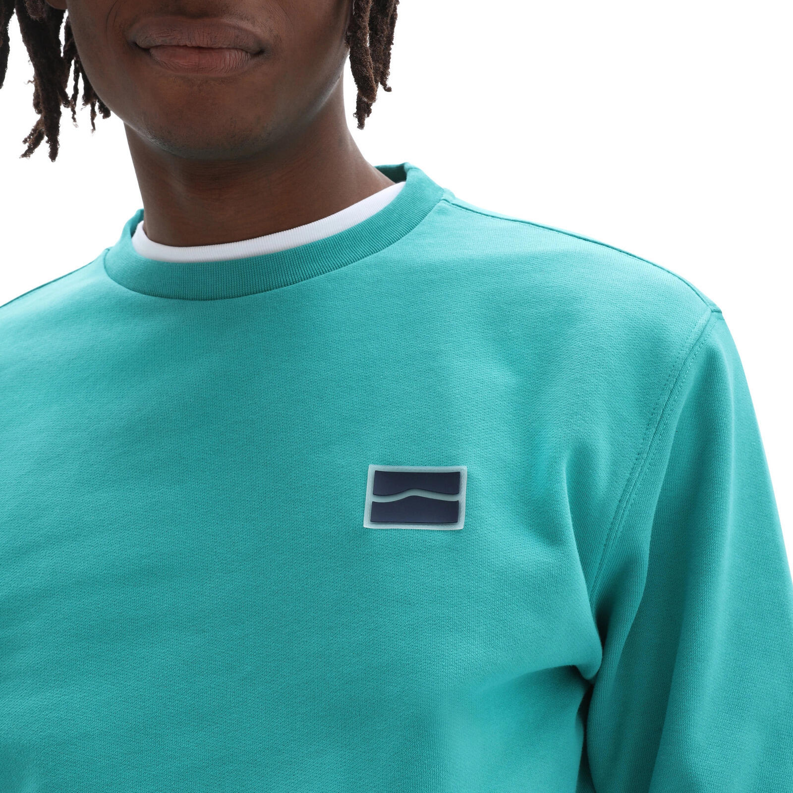Chemisier Vans Sequence Crew, Vert, Hommes 4/5