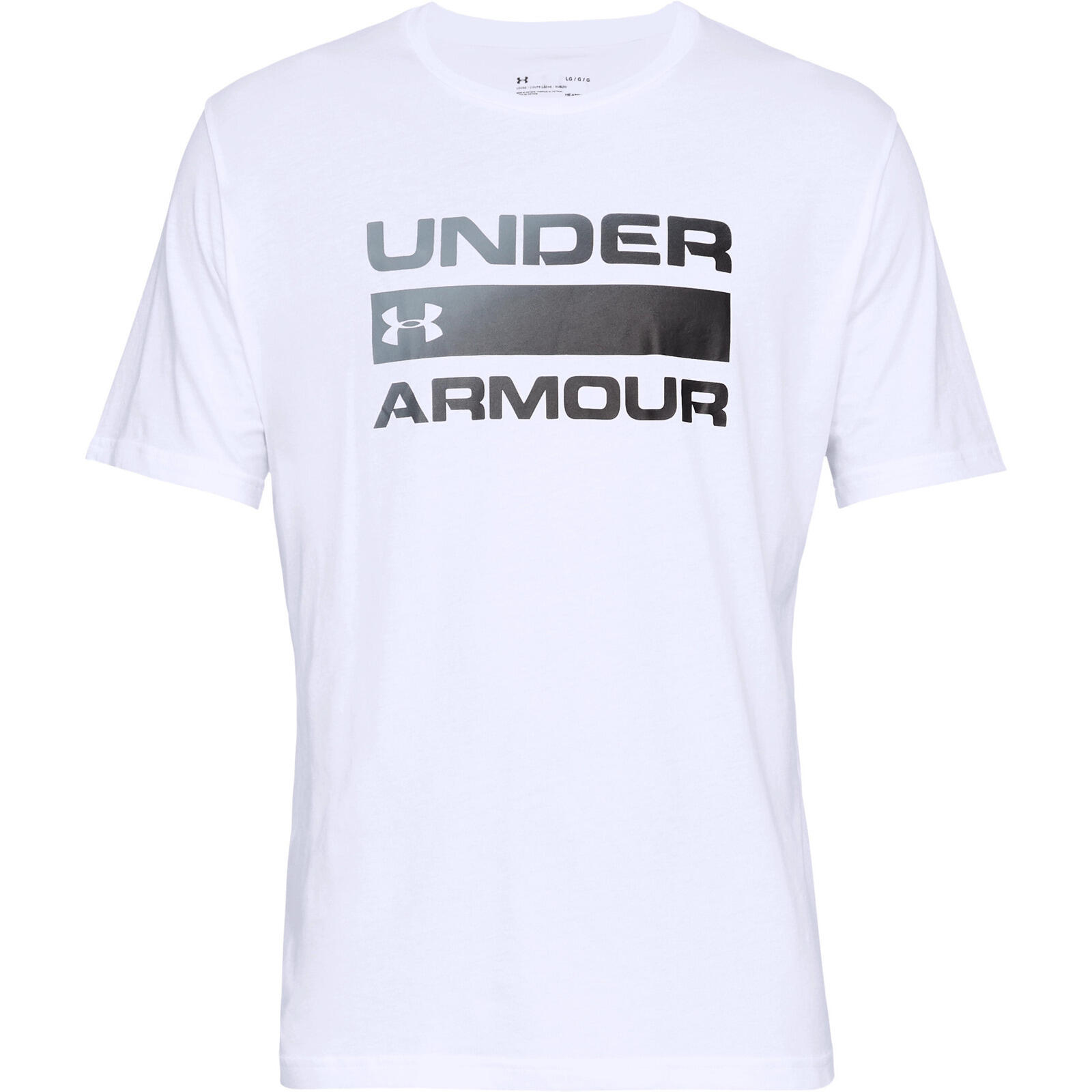 T-shirt Under Armour Issue Wordmark, Wit, Mannen 5/5