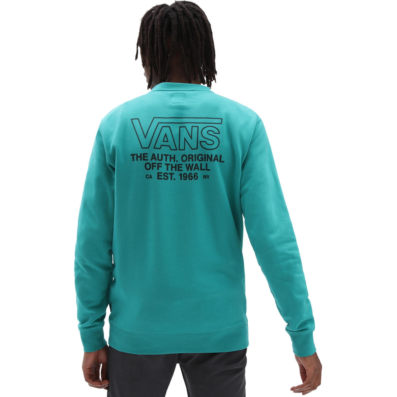 Chemisier Vans Sequence Crew, Vert, Hommes 2/5