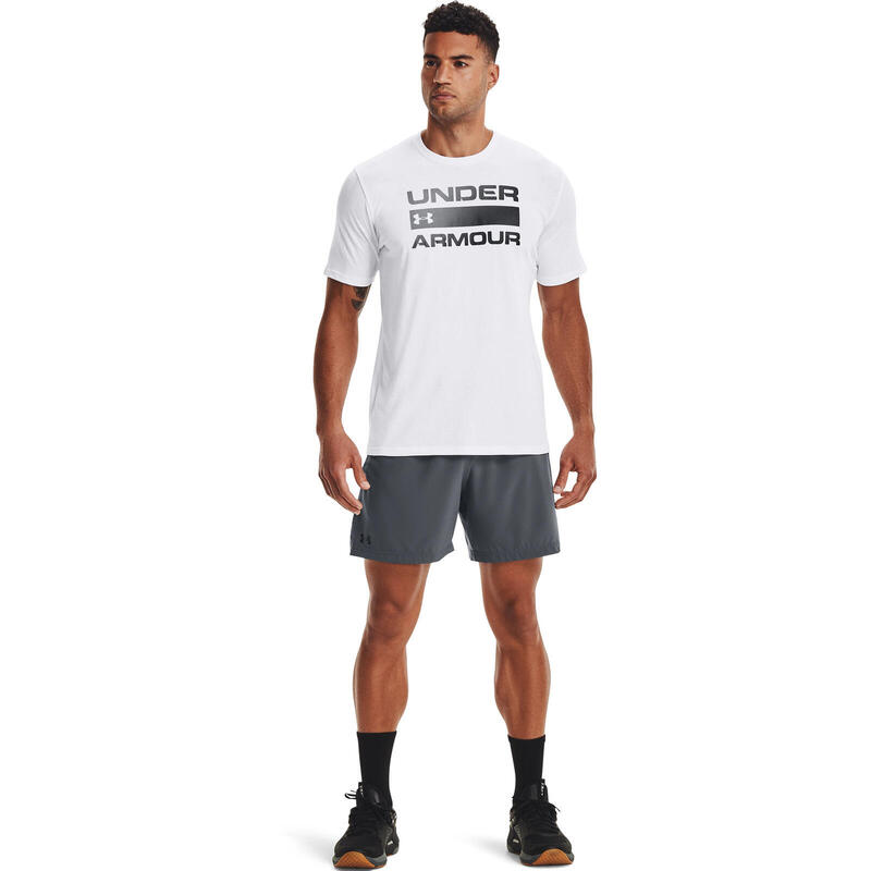 T-shirt Under Armour Issue Wordmark, Blanc, Hommes