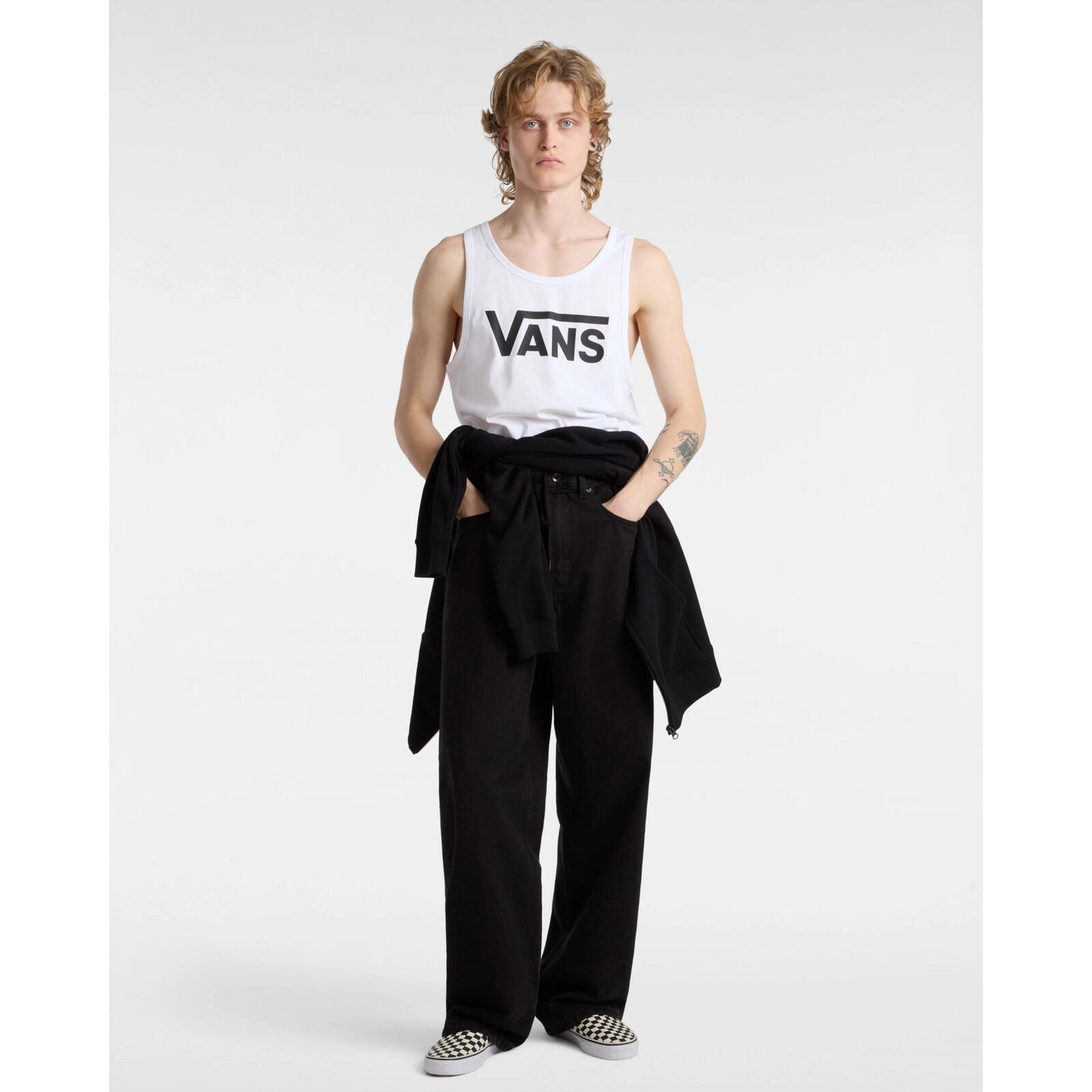 Maillot de corps Vans Classic, Blanc, Hommes 5/5