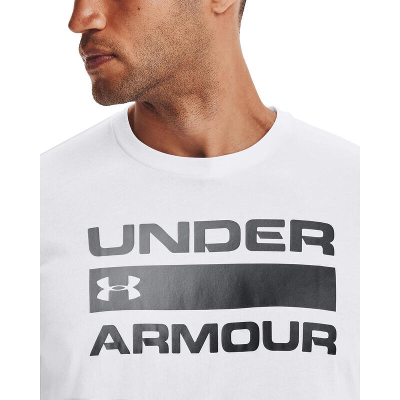 T-shirt Under Armour Issue Wordmark, Blanc, Hommes