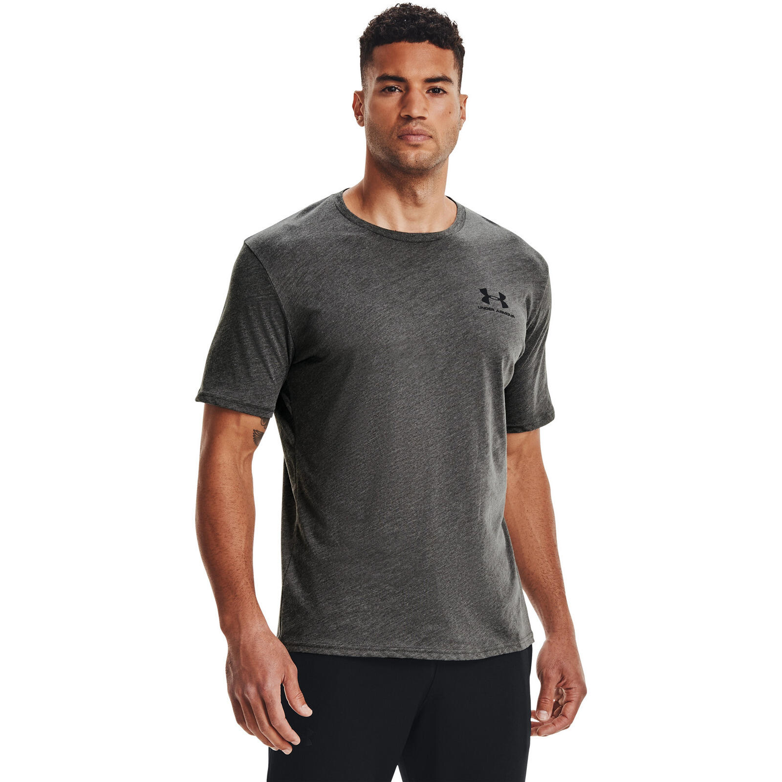 T-shirt Under Armour Sportstyle Left Chest, Grijs, Mannen 1/5