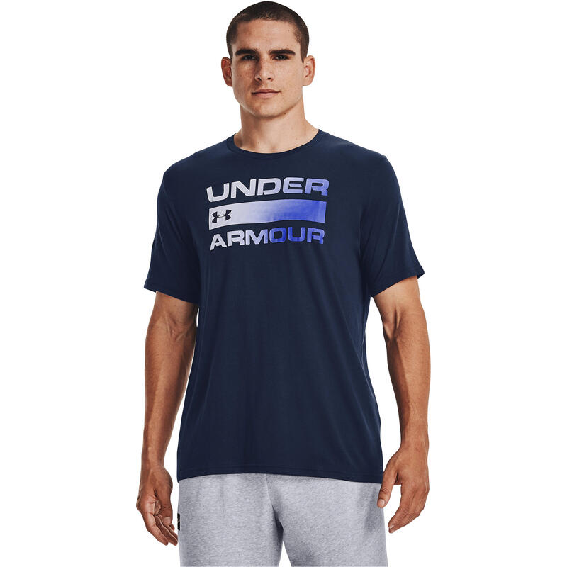 T-shirt Under Armour Team Issue Wordmark, Bleu, Hommes