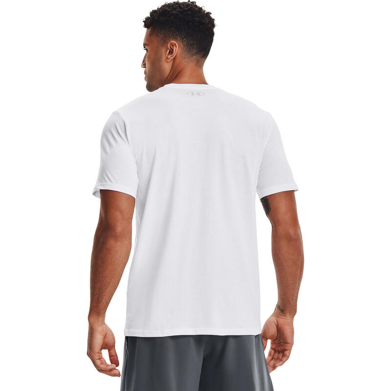 T-shirt Under Armour Issue Wordmark, Blanc, Hommes