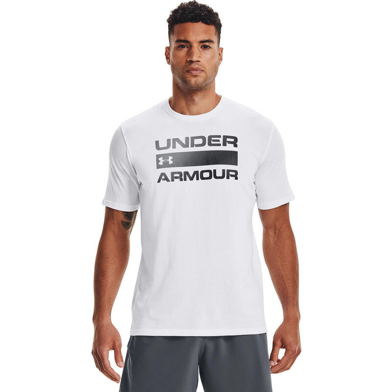 T-shirt Under Armour Issue Wordmark, Blanc, Hommes