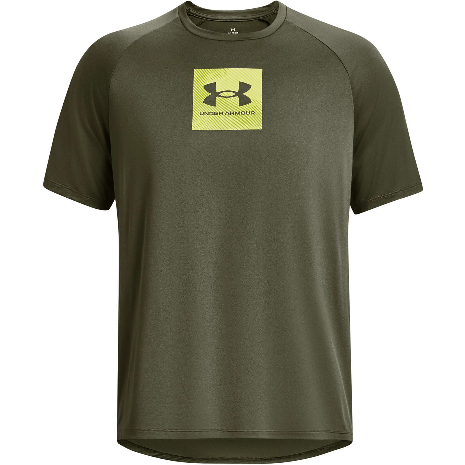 T-shirt Under Armour Tech Print Fill Short Sleeve 1380785, Vert, Hommes 4/5