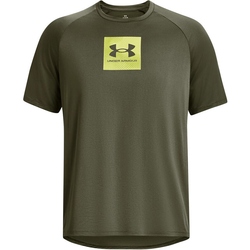 Tricou barbati Under Armour Tech Print Fill Short Sleeve, Verde