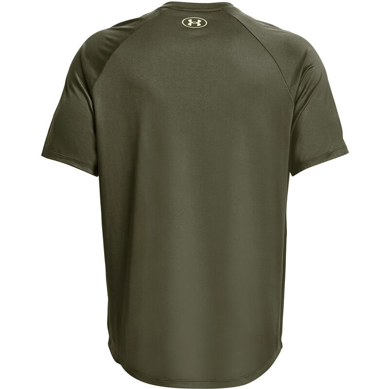 Tricou barbati Under Armour Tech Print Fill Short Sleeve, Verde