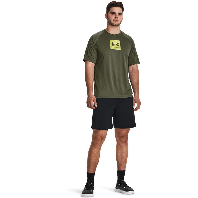 Tricou barbati Under Armour Tech Print Fill Short Sleeve, Verde