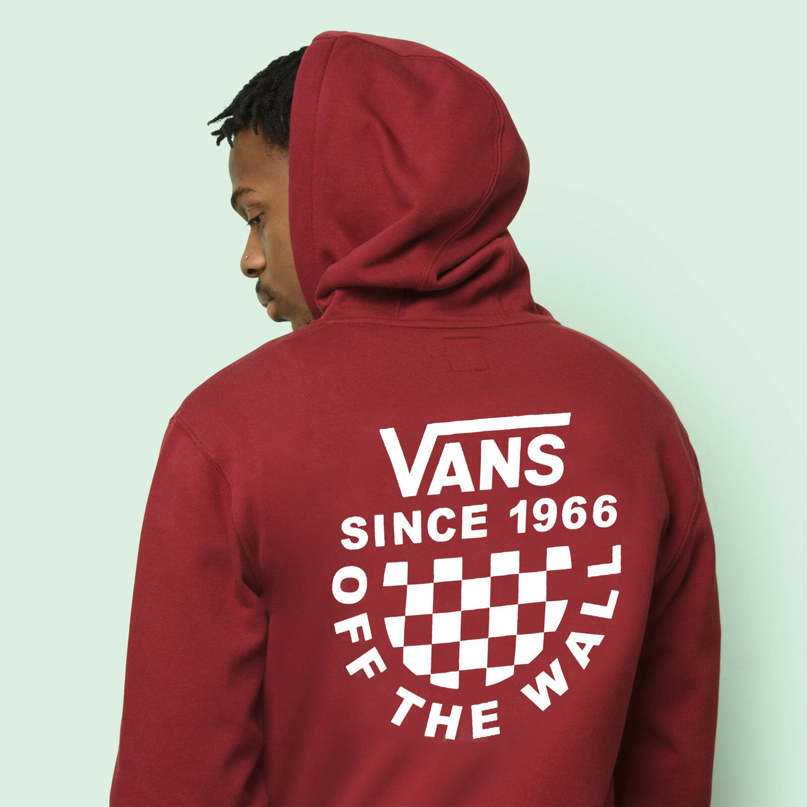 Hoodie Vans Have A Good Hoodie, Vermelho, Homens 3/5