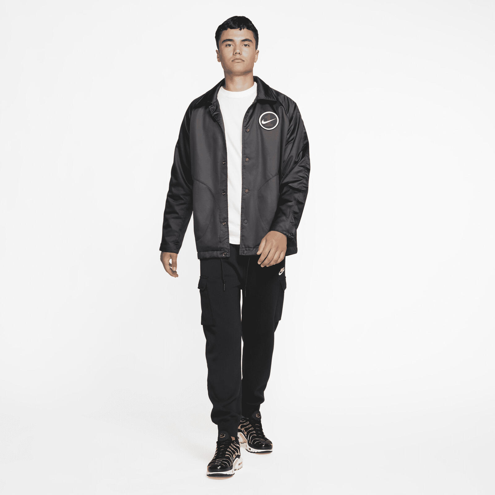 Pantalon Nike Sportswear Club Fleece Cargo, Noir, Hommes 3/5