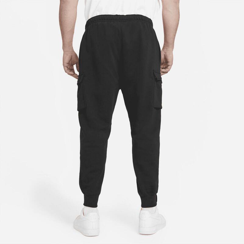 Nadrág Nike Sportswear Club Fleece Cargo, Fekete, Férfiak