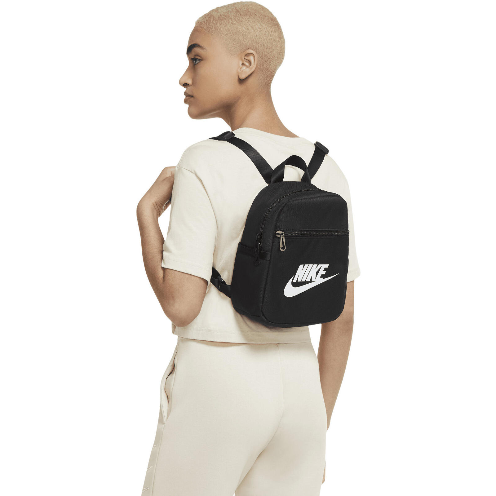 NIKE Mochila Nike Sportswear Futura 365 Mini 6L, Negro, Unisexo