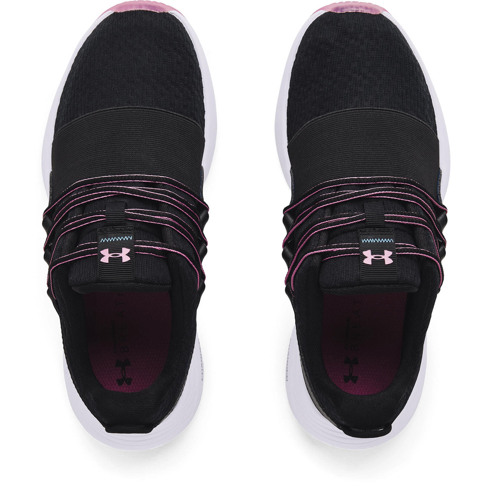 Sneakers Under Armour Charged Breathe, Zwart, Dames 2/5