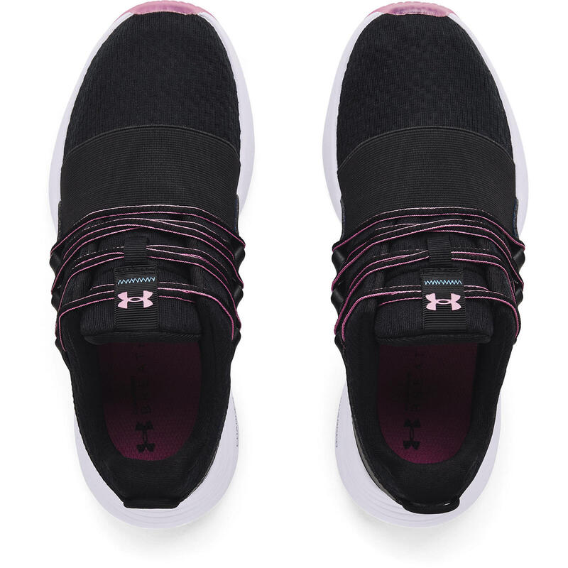 Sneakers Under Armour Charged Breathe, Zwart, Dames