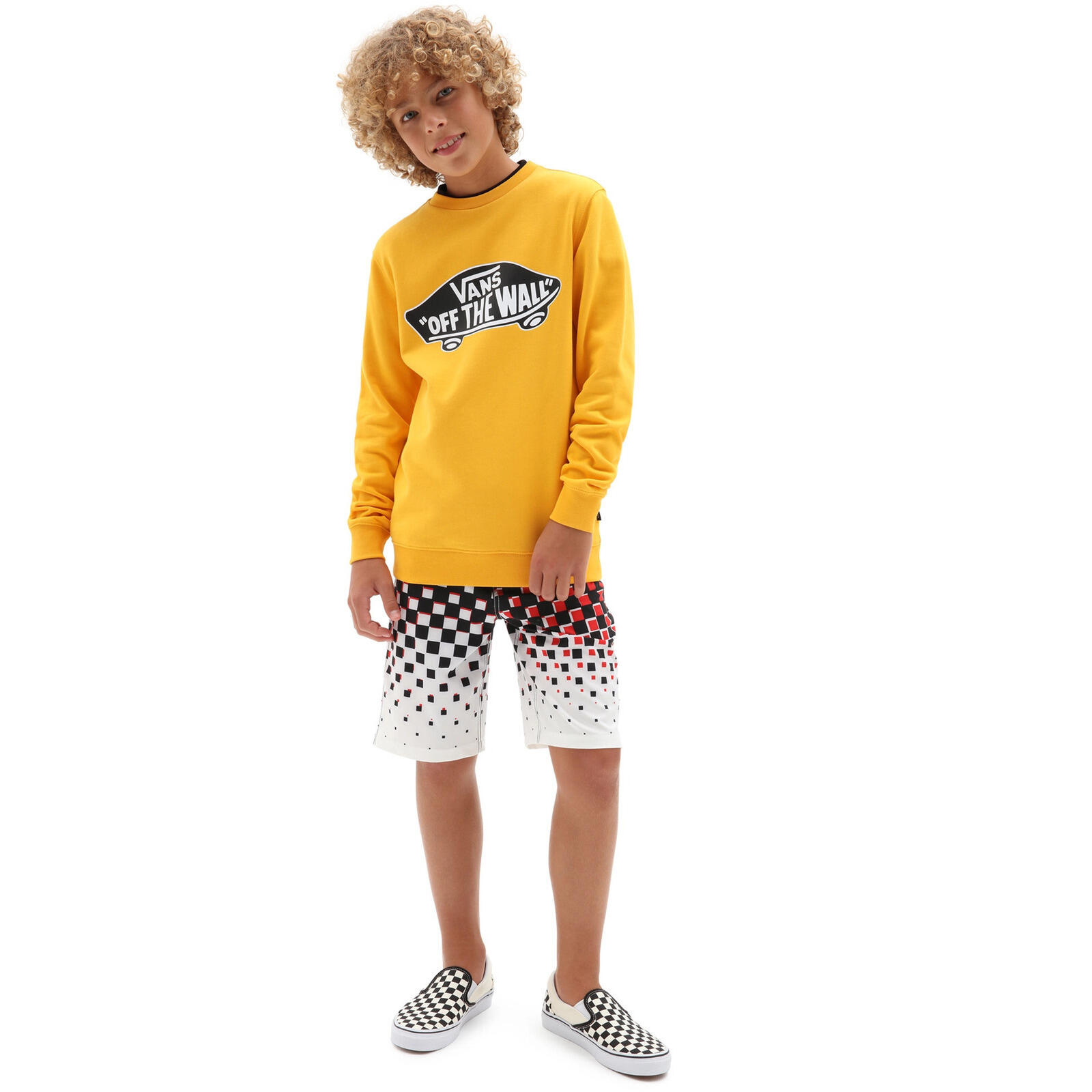 Chemisier Vans OTW Crew, Jaune, Enfants 3/5