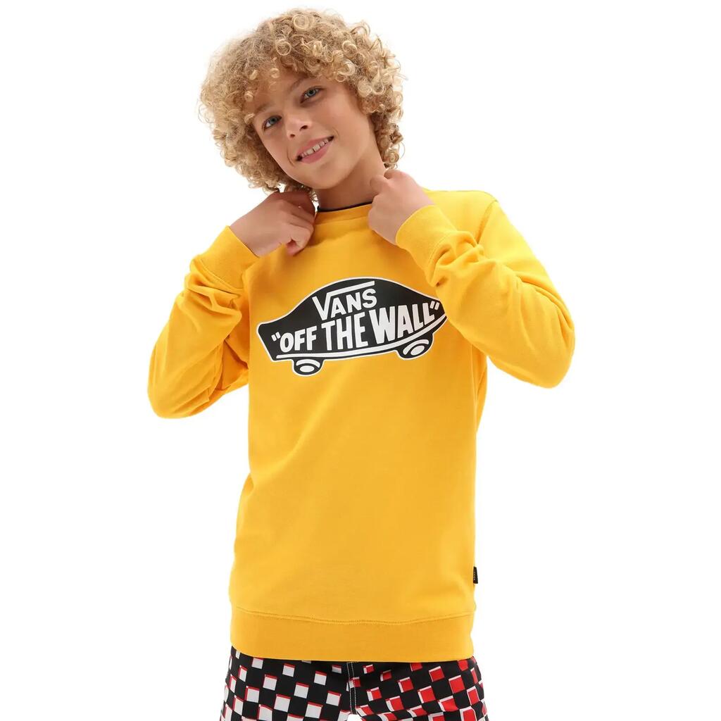 Спортна блуза Vans OTW Crew, Жълт, Деца