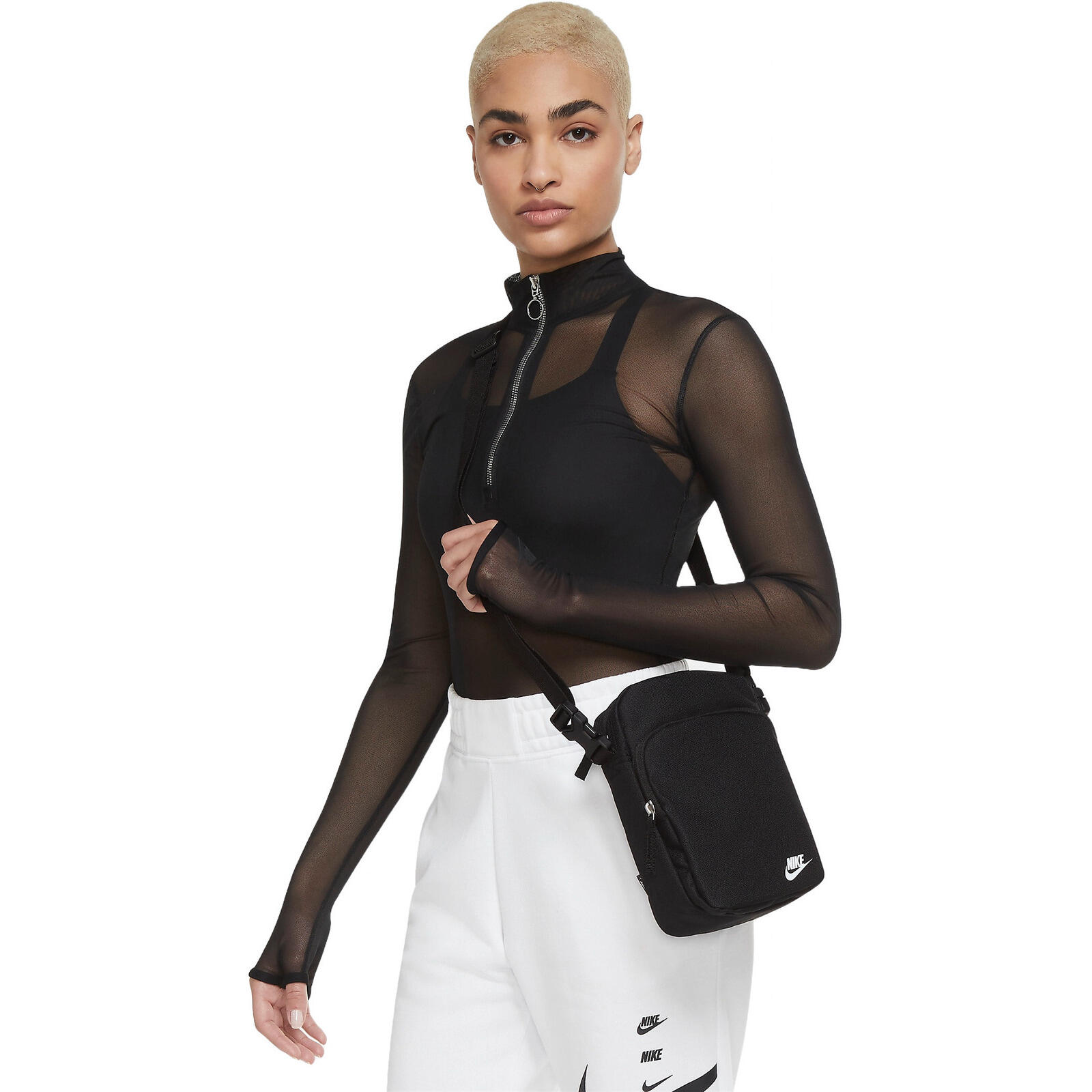 Sac Nike Heritage Crossbody 4L, Noir, Unisexe 2/5