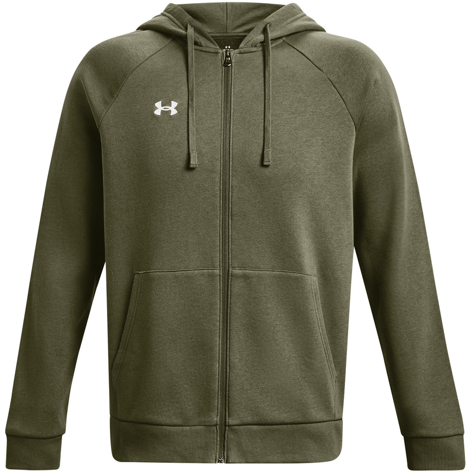 Capot Under Armour UA Rival Fleece FZ, Vert, Hommes 5/6