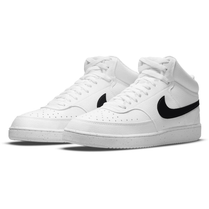 Pantofi sport barbati Nike Court Vision Mid, Alb