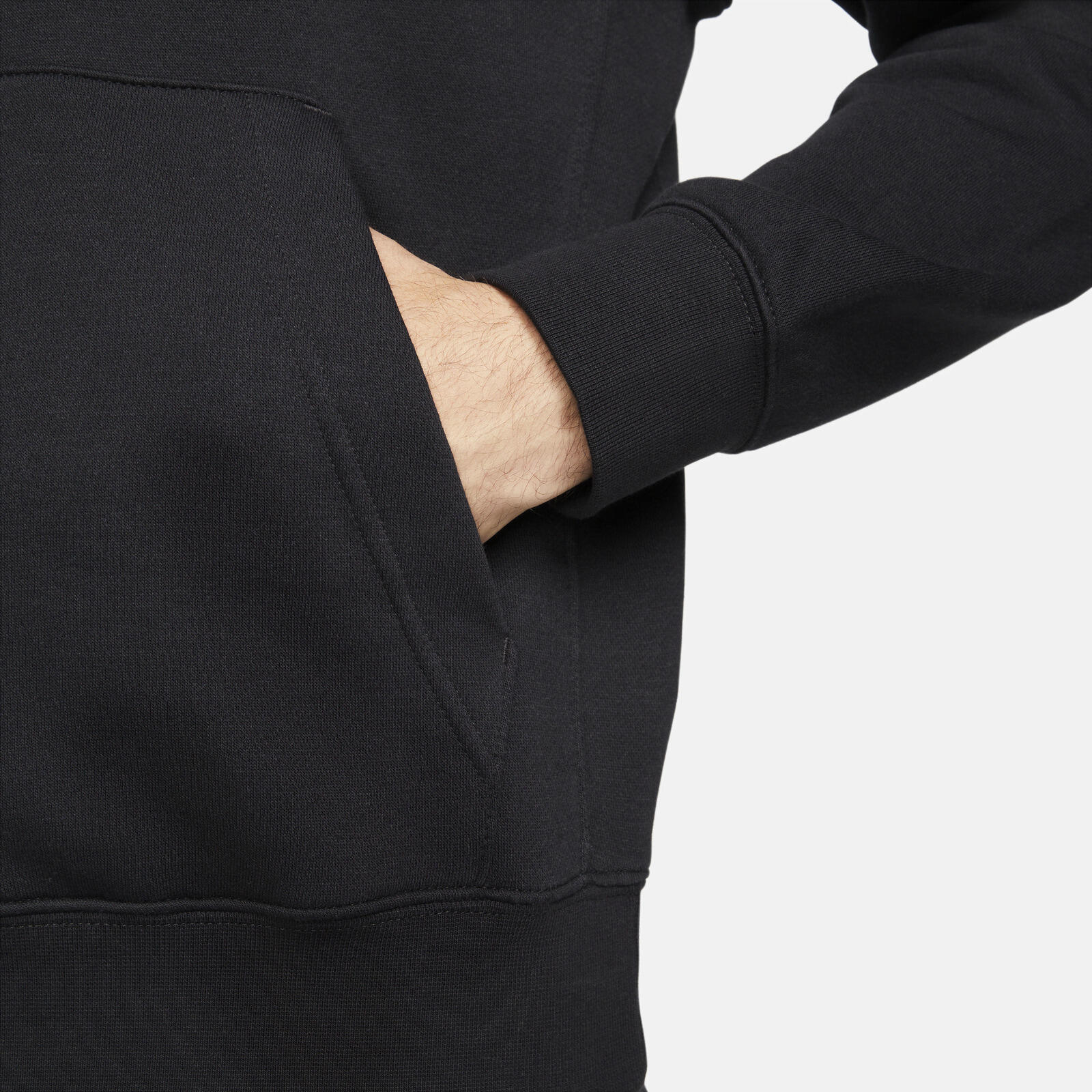 Capuche Nike Sportswear Club Fleece, Noir, Hommes 4/5