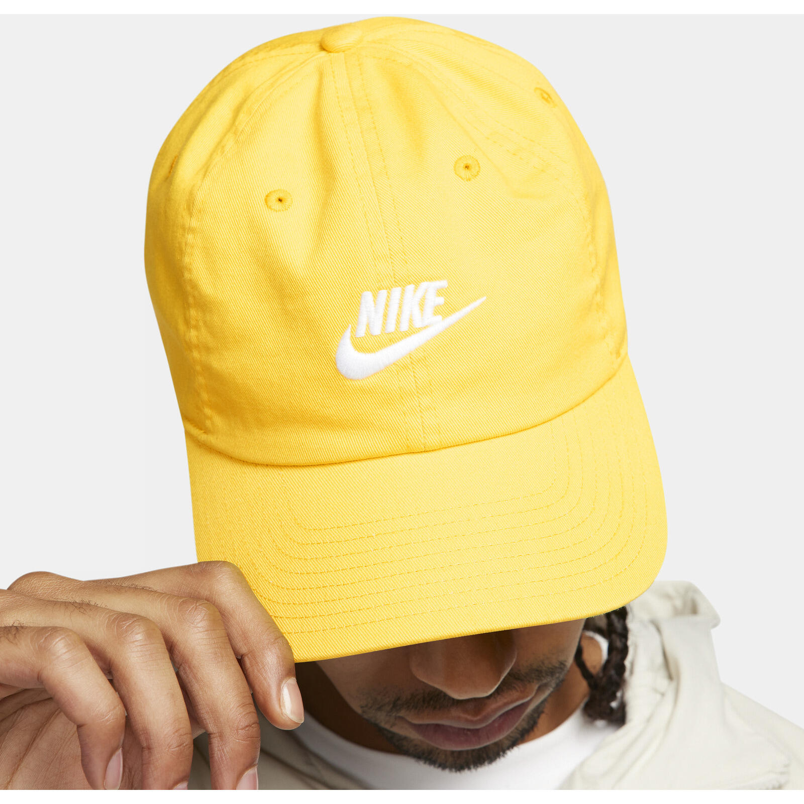 Kap Nike Club Unstructured Futura Wash Cap, Geel, Uniseks 2/5
