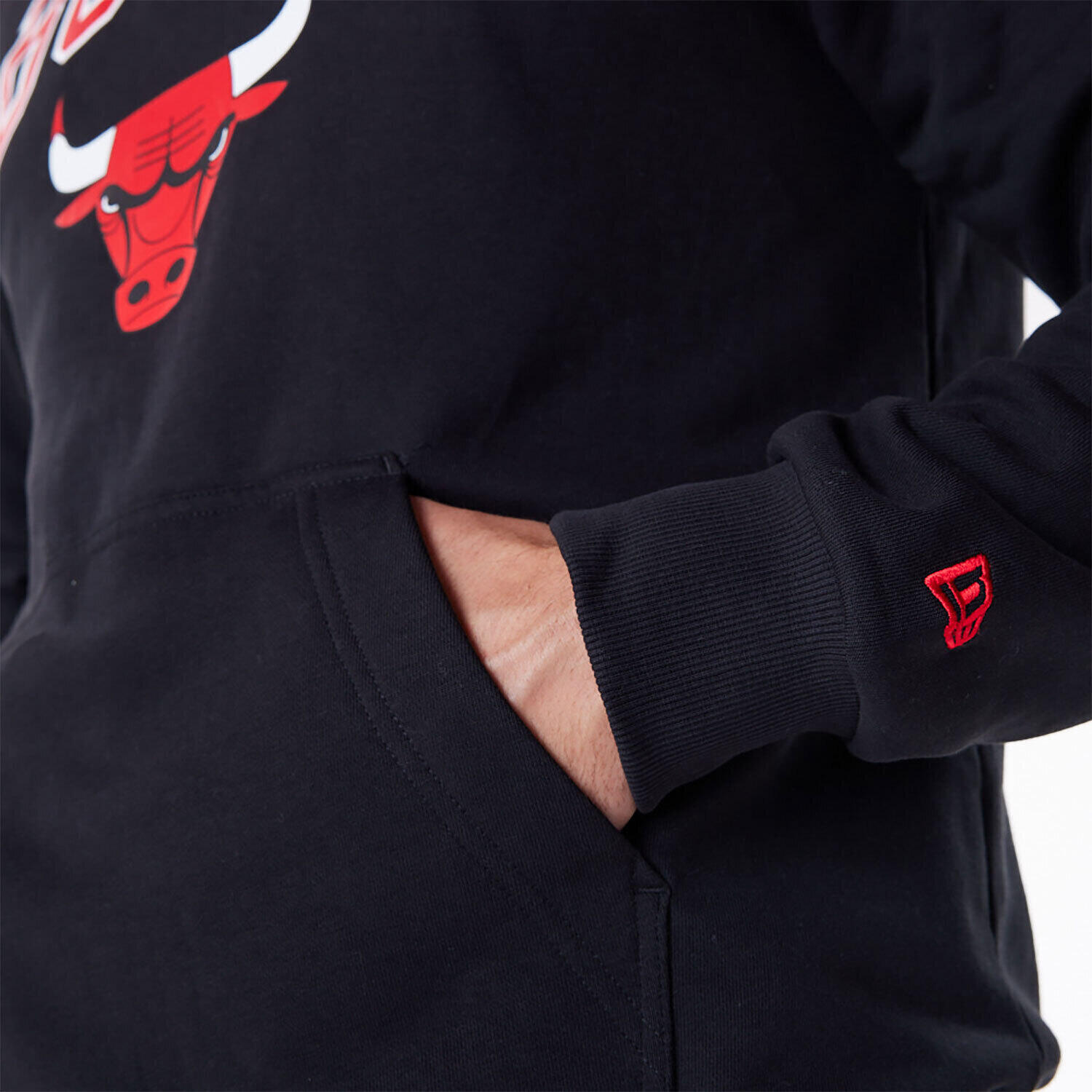 Cappuccio New Era Chicago Bulls, Nero, Uomini 5/6
