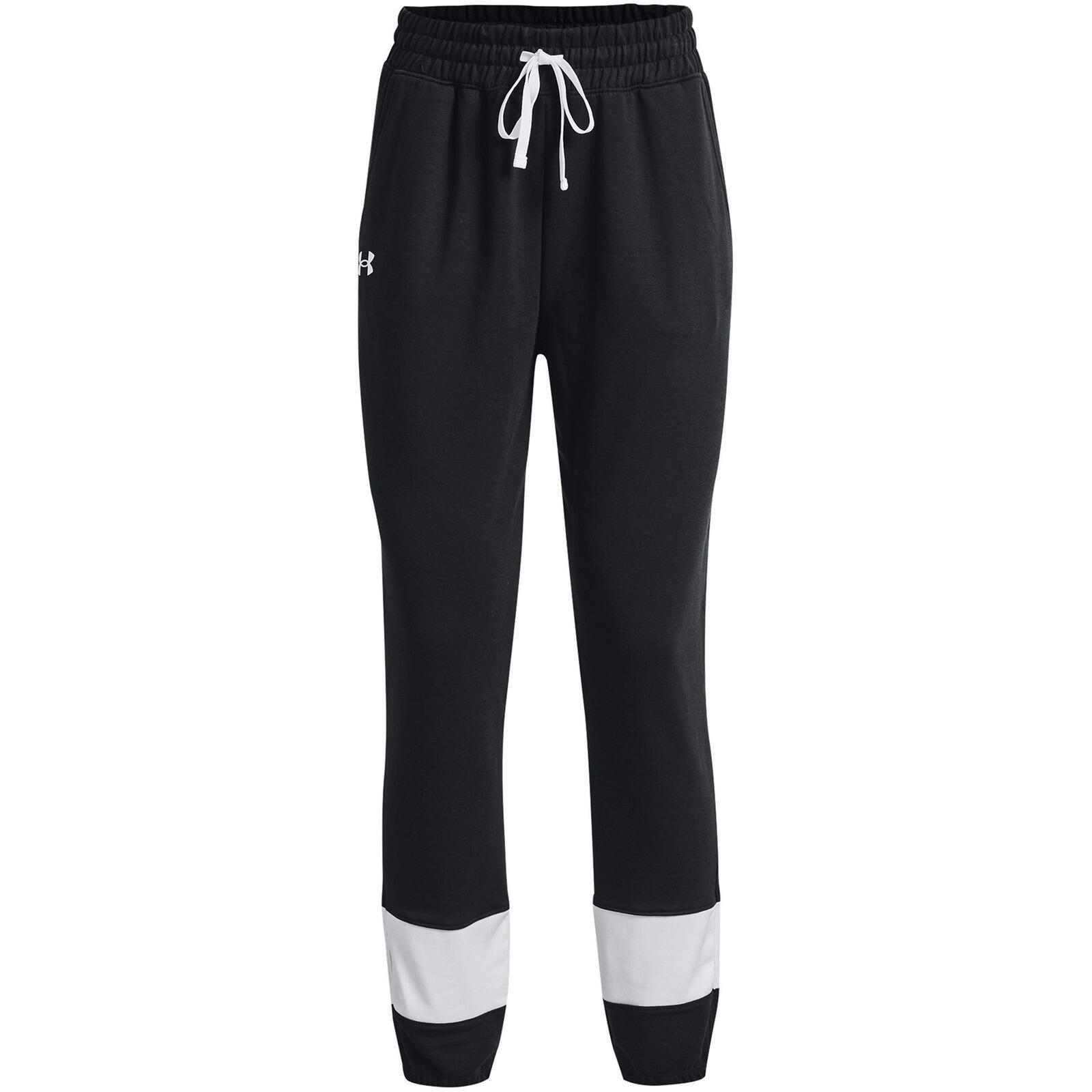 Pantaloni Under Armour Rival Terry CB, Nero, Donne 5/5