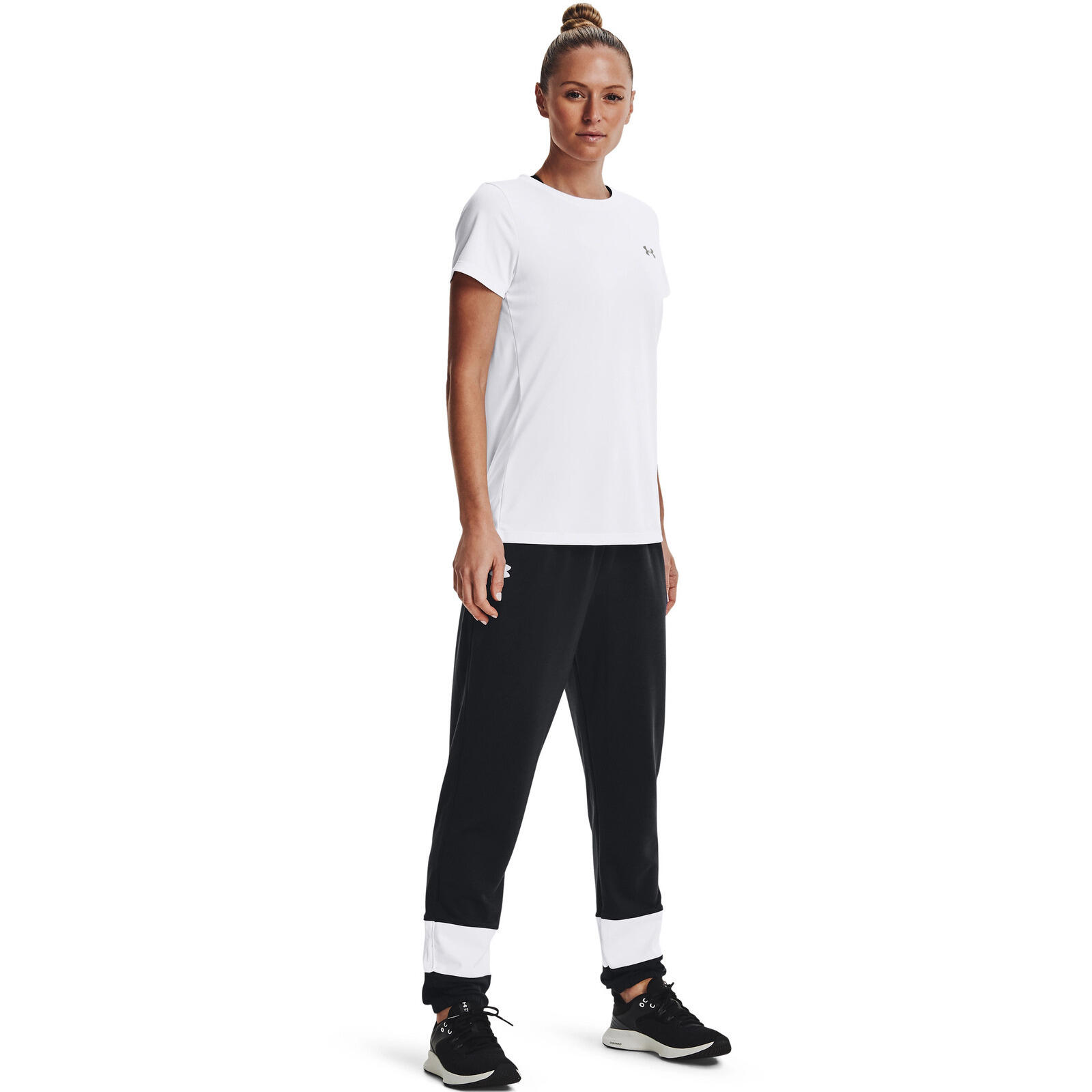 Pantaloni Under Armour Rival Terry CB, Nero, Donne 3/5