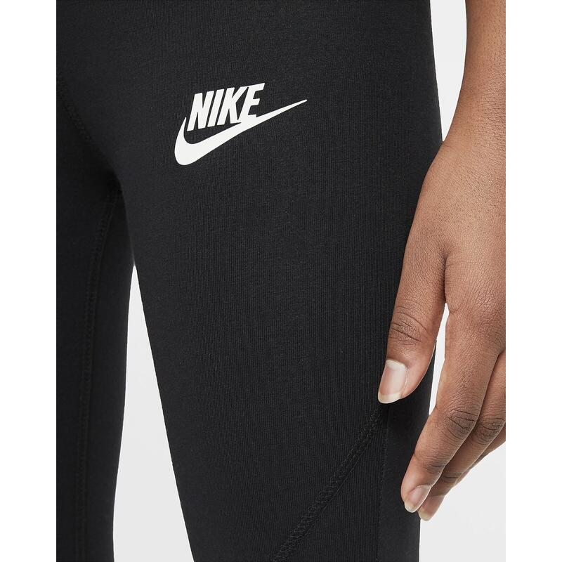 Sportleggings Nike Sportswear Favourites Older Kids', Fekete, Gyerekek