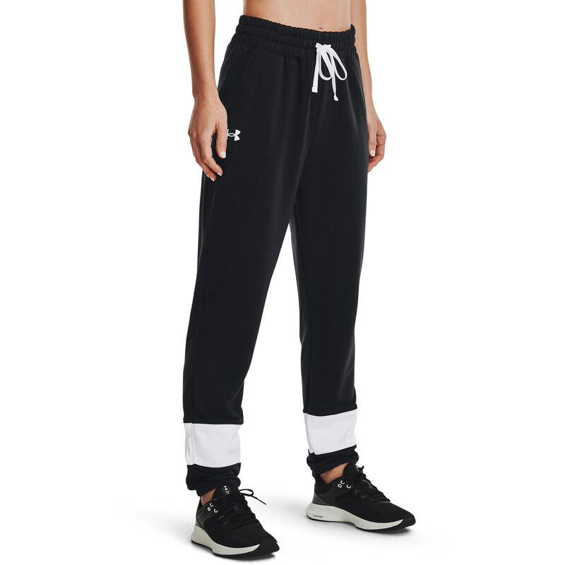 Pantalon Under Armour Rival Terry CB, Noir, Femmes