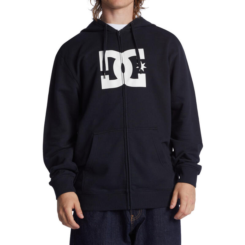 Sudadera DC Shoes DC Star - Zip-Up Hoodie, Negro, Hombre