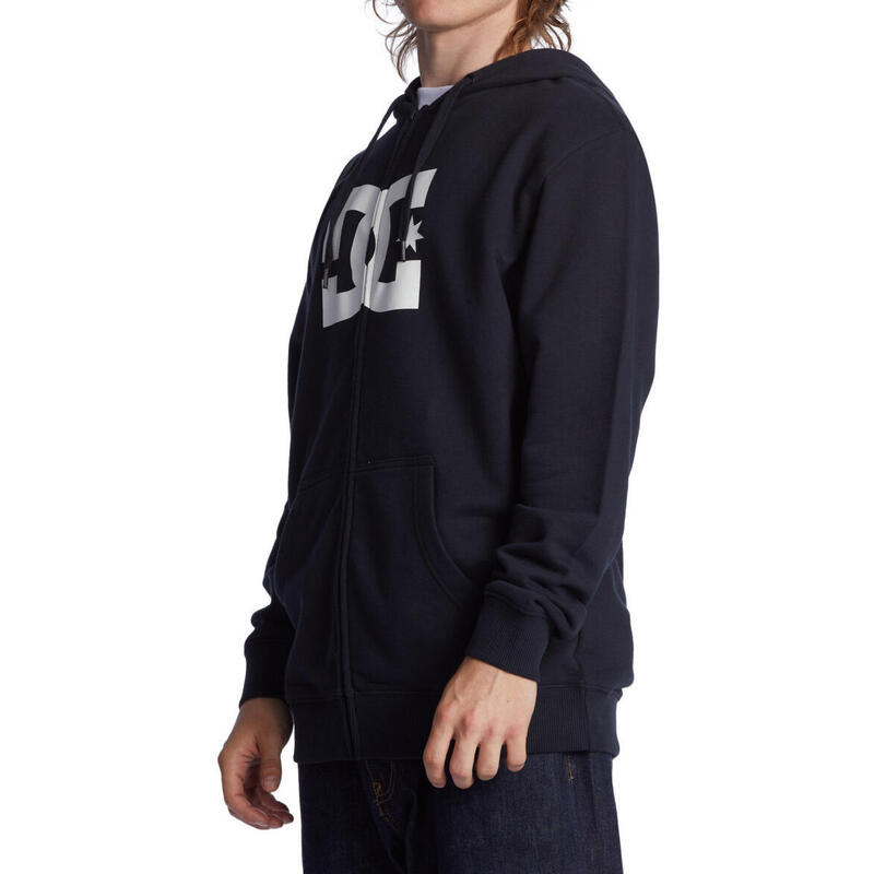 Capot DC Shoes DC Star - Zip-Up Hoodie, Noir, Hommes